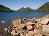 Allen > Bubble Pond, Acadia National  Park. The 'mountain' in the background is called 'The Bumps'.