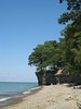 Allen > Bluffs along the Lake Erie beach where we camped. (KB)