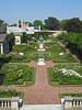 Allen > View of the gardens and the photography museum behind Eastman's mansion. (KB)