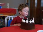 David's fourth birthday : 